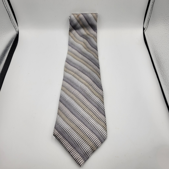 Renzo Men’s Handmade Pure Silk Neck Tie - Picture 1 of 3